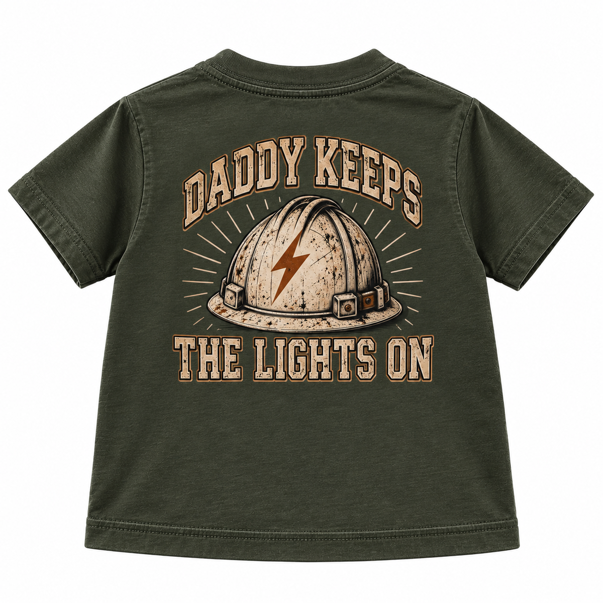 Daddy Keeps the Lights On Kids Tee